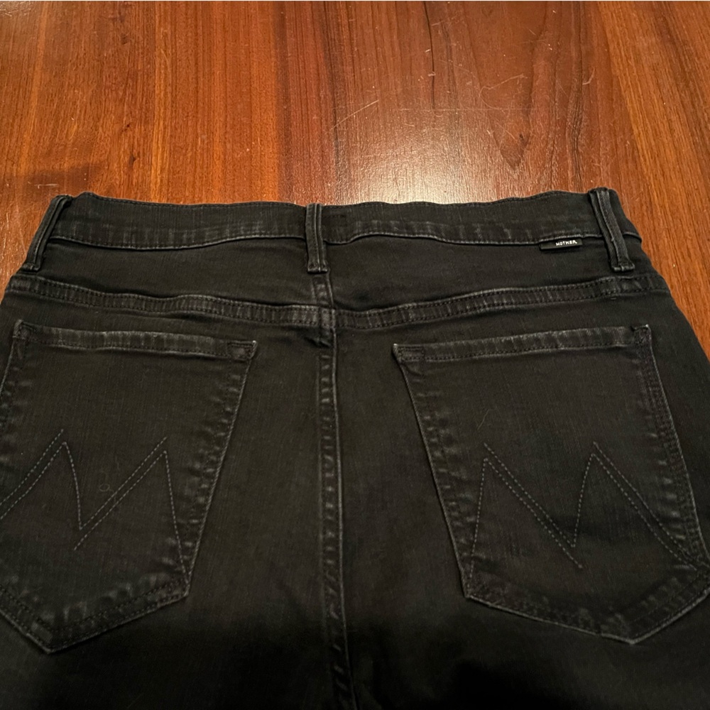Mother Denim Black Jean